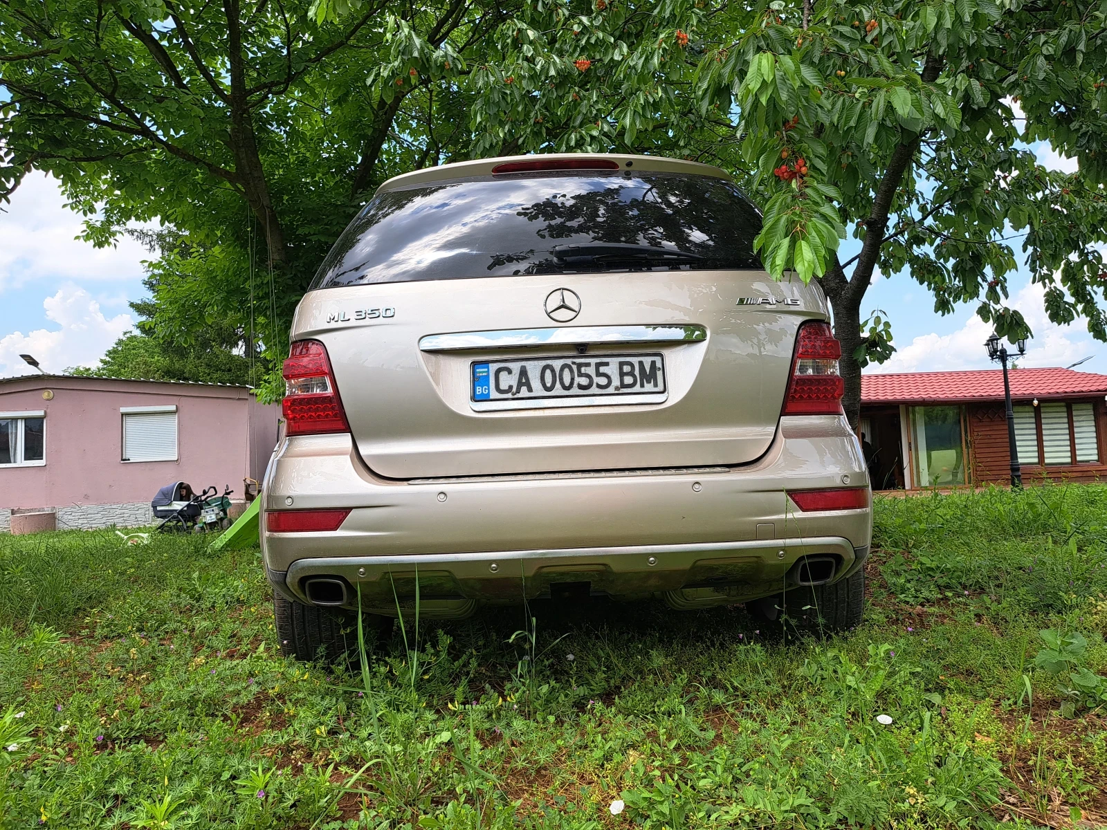 Mercedes-Benz ML 350 W164 3.5 ГАЗ-БЕНЗИН , снимка 2 - Автомобили и джипове - 55599317