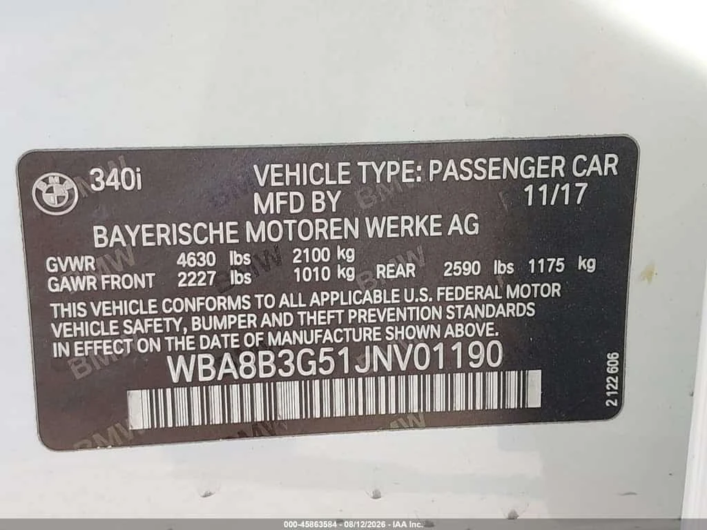 BMW 340 CARFAX | АВТОКРЕДИТ БЕЗ ПЪРВОНАЧАЛНА ВНОСКА, снимка 10 - Автомобили и джипове - 56192655