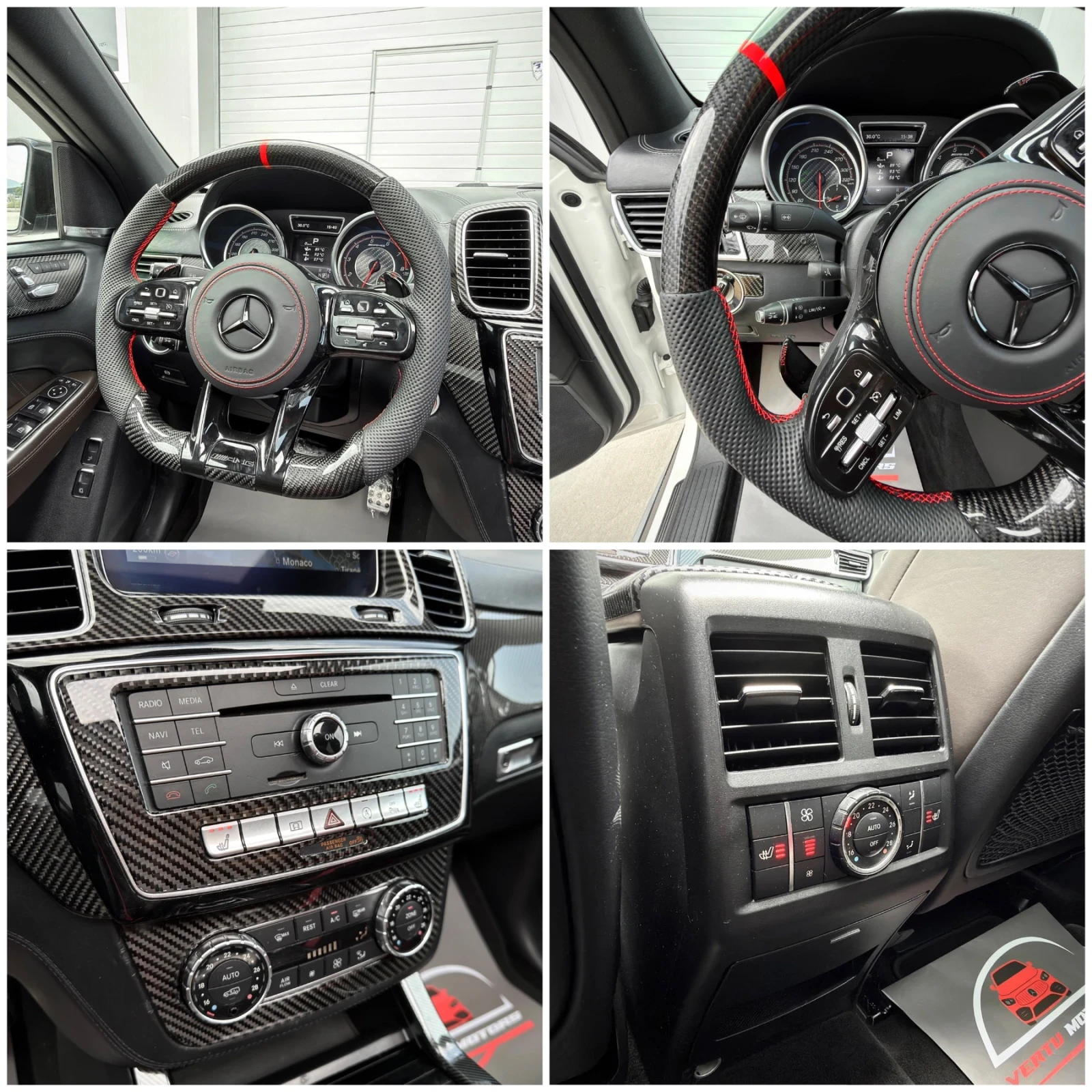 Mercedes-Benz GLE 63 S AMG PANORAMA / SPORT + / 3xTV / MEMORY / KEYLESS GO, снимка 12 - Автомобили и джипове - 55211977