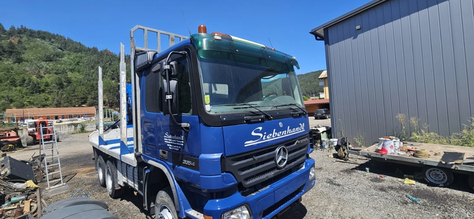 Mercedes-Benz Actros 33.540 v8 ръчка 6х6, снимка 14 - Камиони - 55691481
