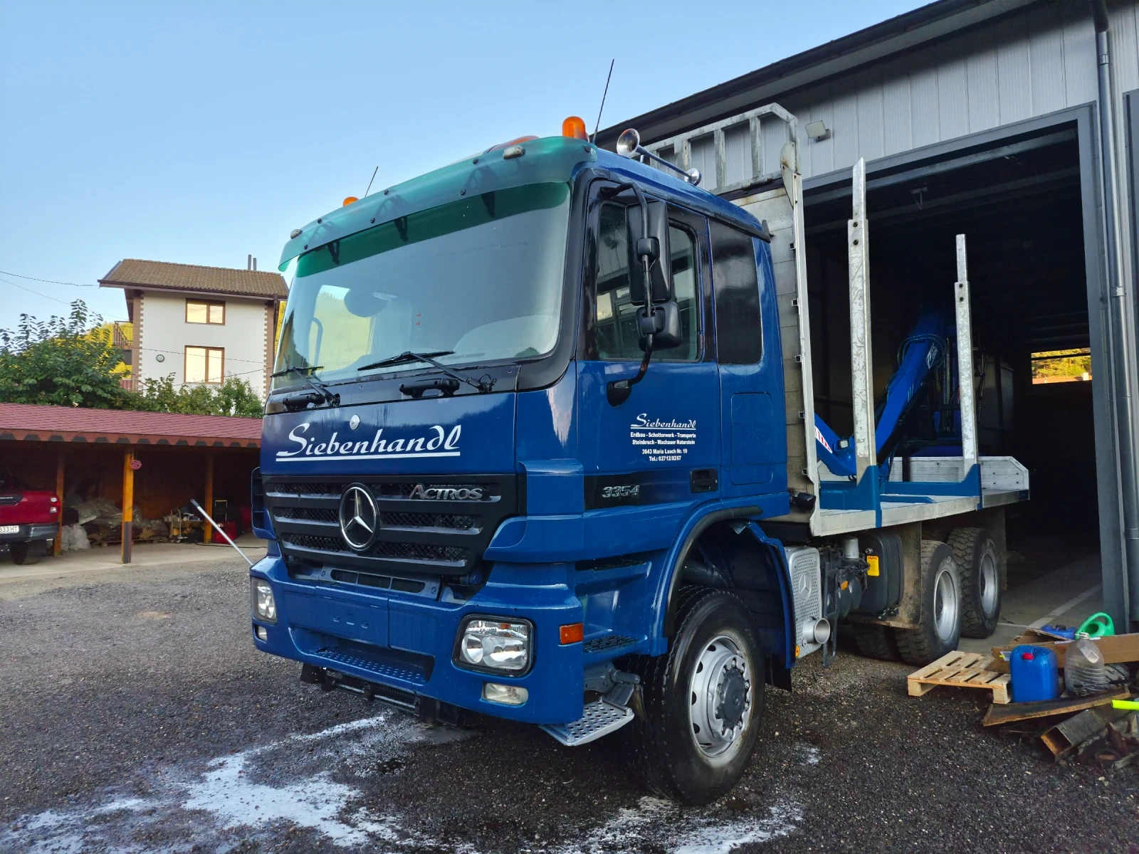 Mercedes-Benz Actros 33.540 v8 ръчка 6х6