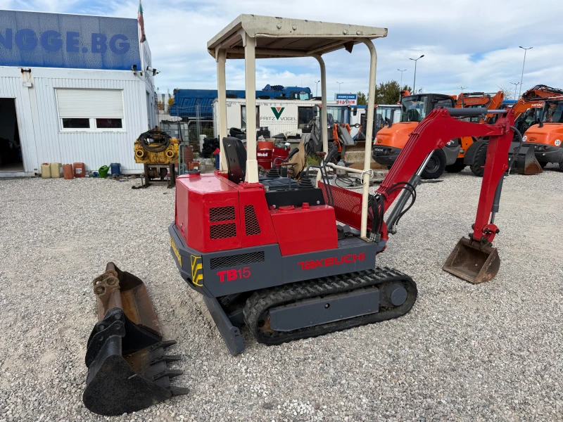 Багер Takeuchi TB15 3 КОФИ, снимка 9 - Индустриална техника - 52177518