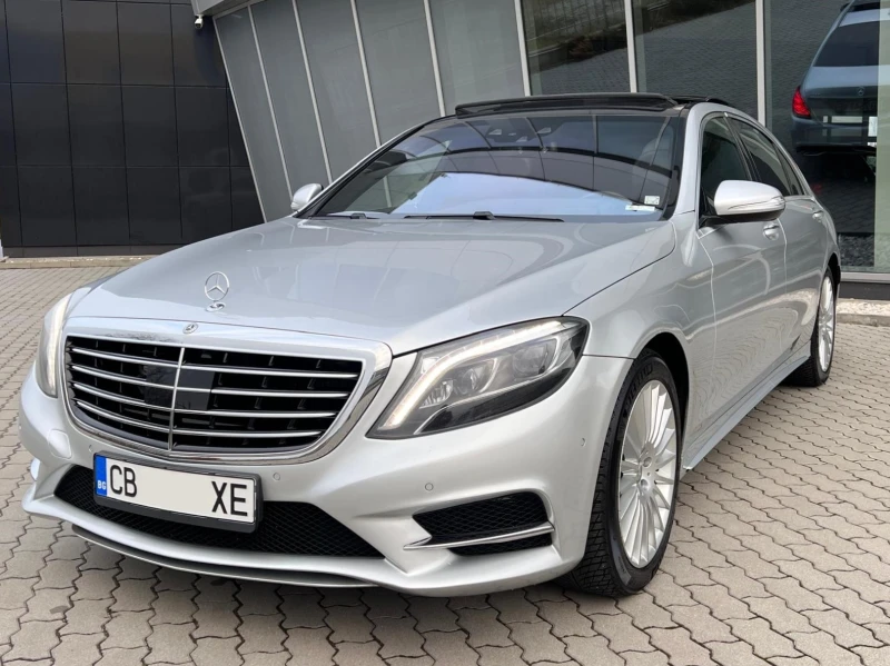 Mercedes-Benz S 350 CDI 4-MATIC Long AMG Night vision Head-up 3xTV Oбд, снимка 1 - Автомобили и джипове - 48400436