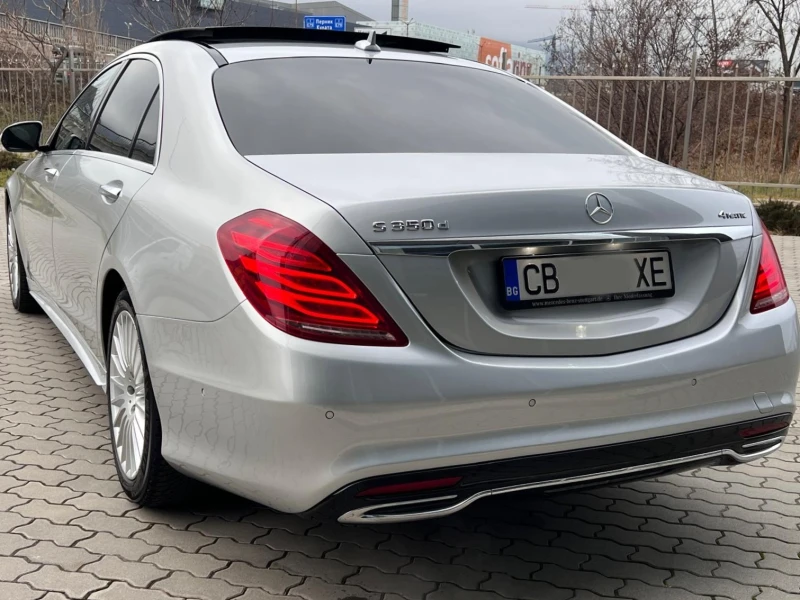 Mercedes-Benz S 350 CDI 4-MATIC Long AMG Night vision Head-up 3xTV Oбд, снимка 4 - Автомобили и джипове - 48400436