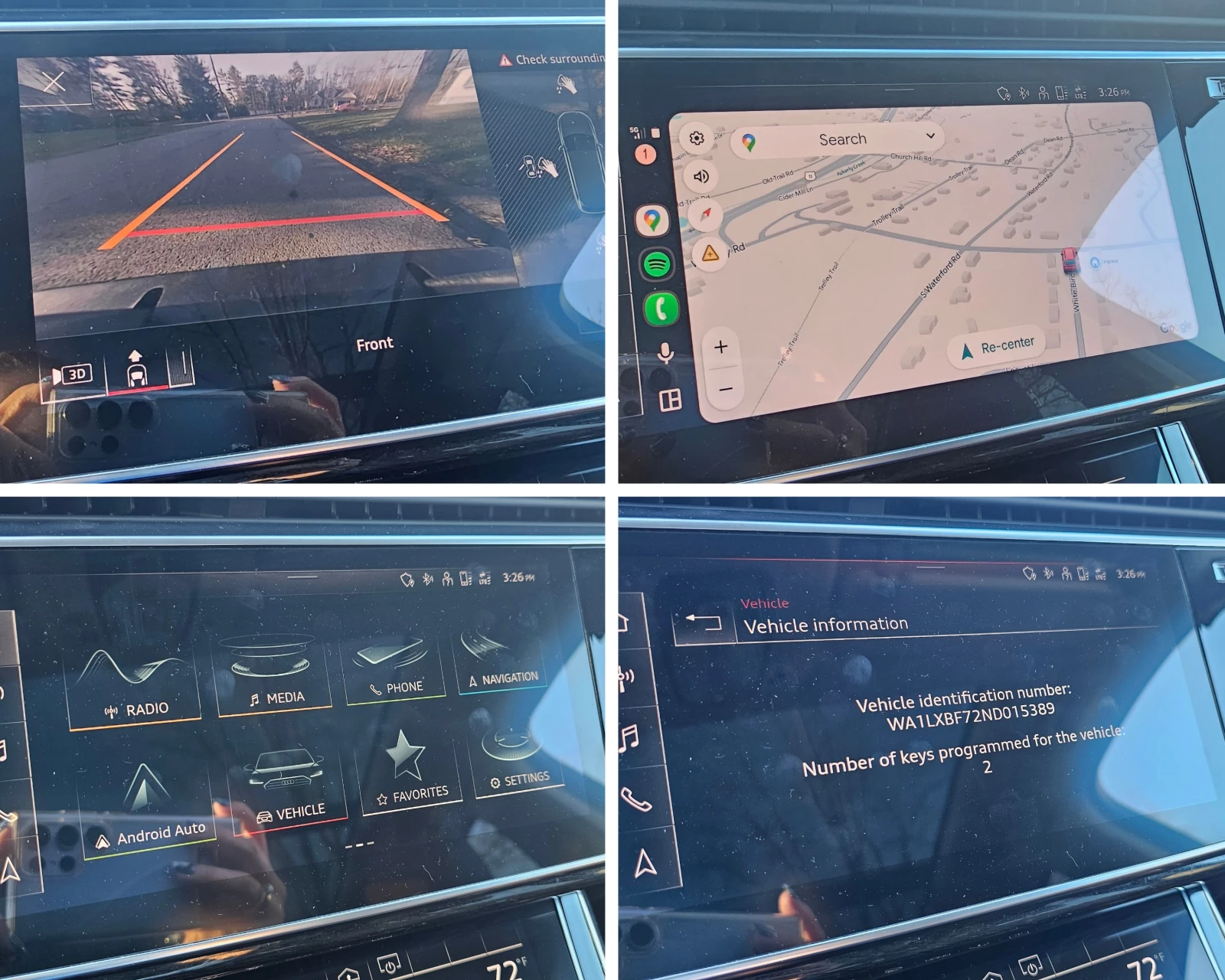 Audi Q7 55TFSI CARFAX Нов внос САЩ, снимка 11 - Автомобили и джипове - 53709444