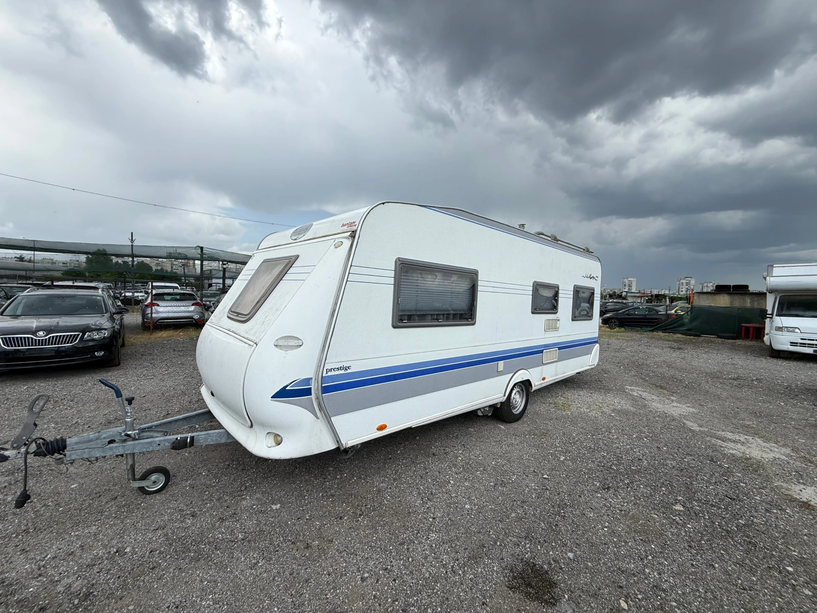 Каравана Hobby 540 PRESTIGE/ФОРСЕЛТ/ТЕНТА/МУВЪР/ШВЕЙЦАРИЯ/ТОП