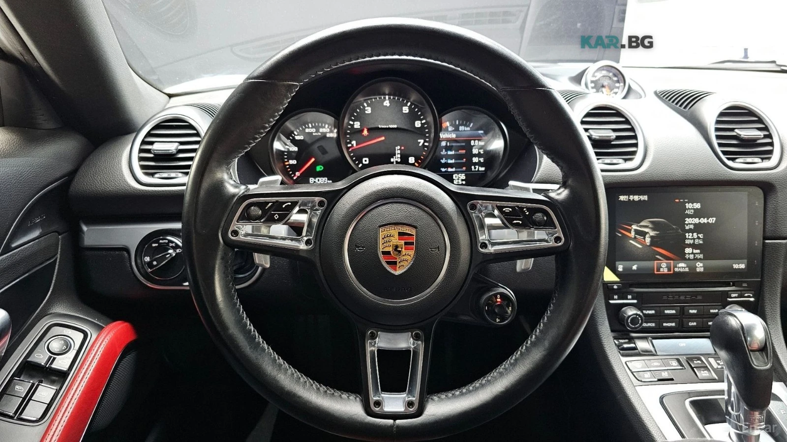 Porsche Cayman 2.0* КОЖА* ОБДУХВ* КАМЕРА, снимка 11 - Автомобили и джипове - 55362608