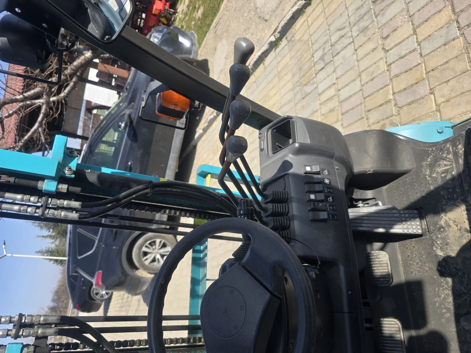 Мотокар Yale Бинзин, газ ! Виличен изравнител !, снимка 6 - Индустриална техника - 53836646