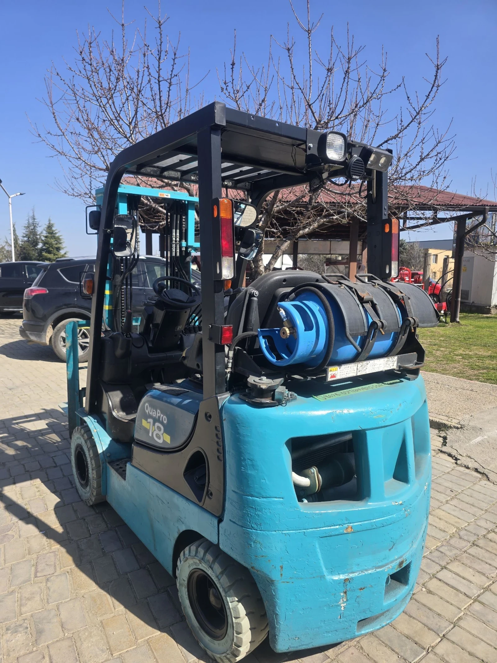 Мотокар Yale Бинзин, газ ! Виличен изравнител !, снимка 5 - Индустриална техника - 53836646