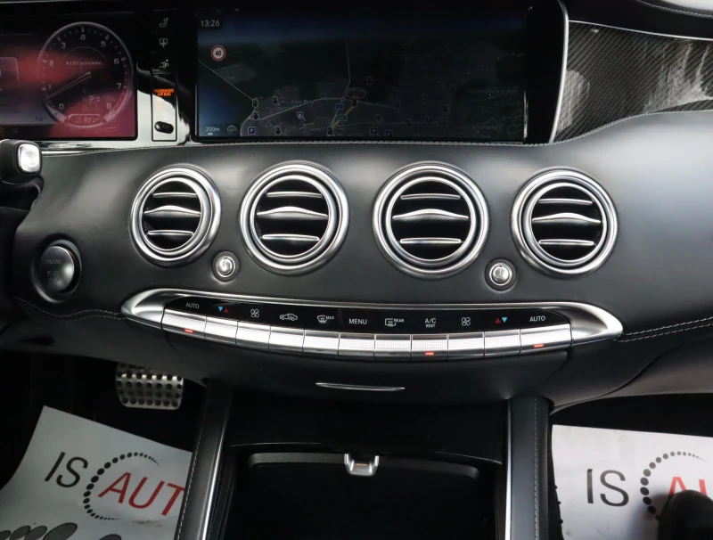 Mercedes-Benz S 63 AMG 4Matic/Burmester/HuD/Carbon/Night/Камера 360/Керам, снимка 12 - Автомобили и джипове - 52485856