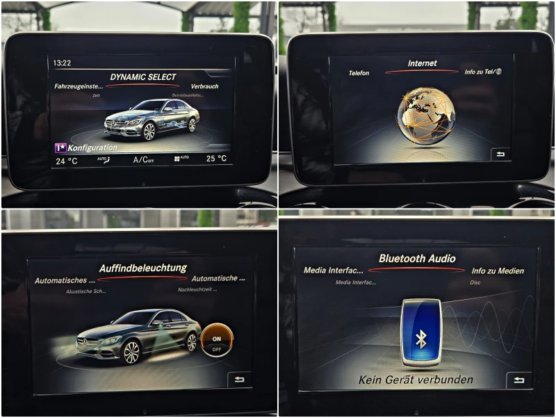 Mercedes-Benz C 220 AMG/GERMANY/CAMERA/PANORAMA/BURMESTER/AUTO HOLD/LI, снимка 14 - Автомобили и джипове - 52574831