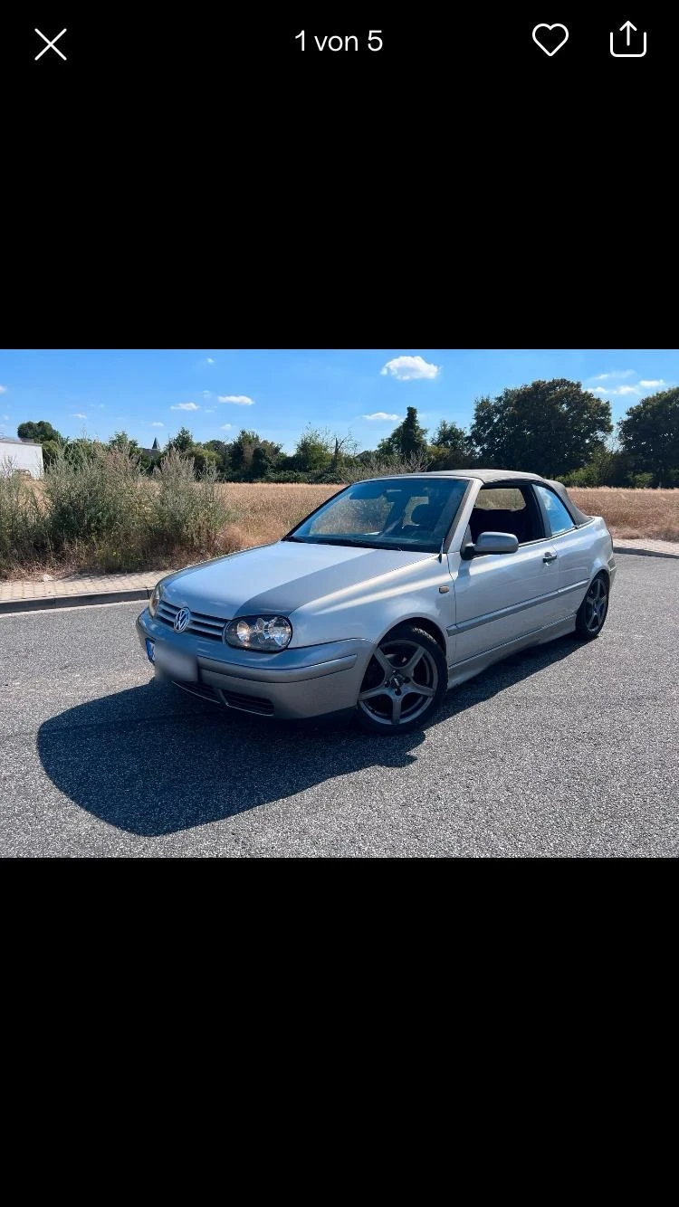 VW Golf 3.5 Cabriolet , снимка 3 - Автомобили и джипове - 48490113