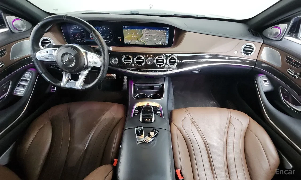 Mercedes-Benz S 63 AMG ОБДУХ* ПОДГРЕВ* 4D BURMESTER* HEAD-UP* 360* , снимка 7 - Автомобили и джипове - 55559675
