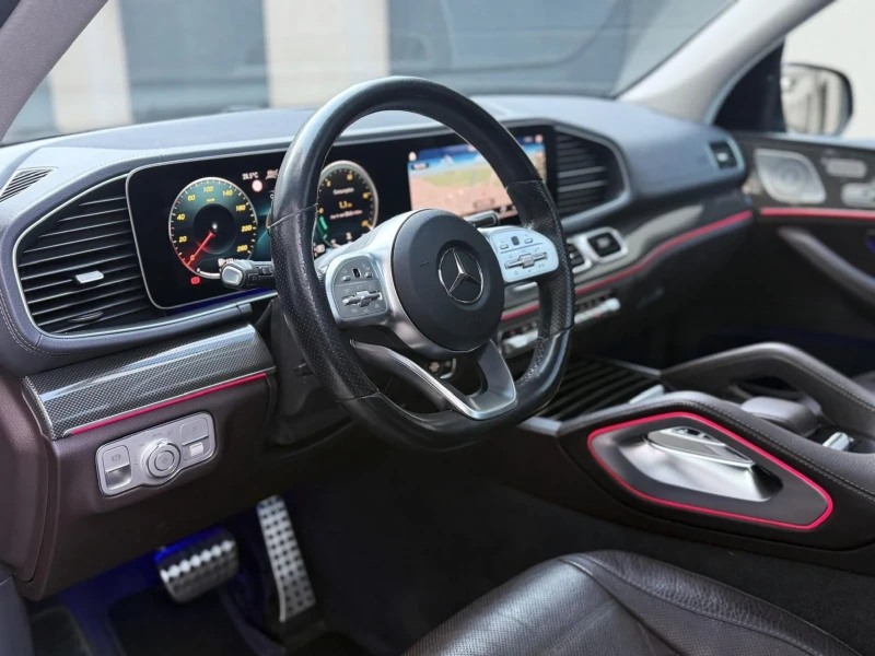 Mercedes-Benz GLS 400 Mercedes GLS400d AMG Line* 360* BURM* PANORAMA* 6+, снимка 14 - Автомобили и джипове - 51583540