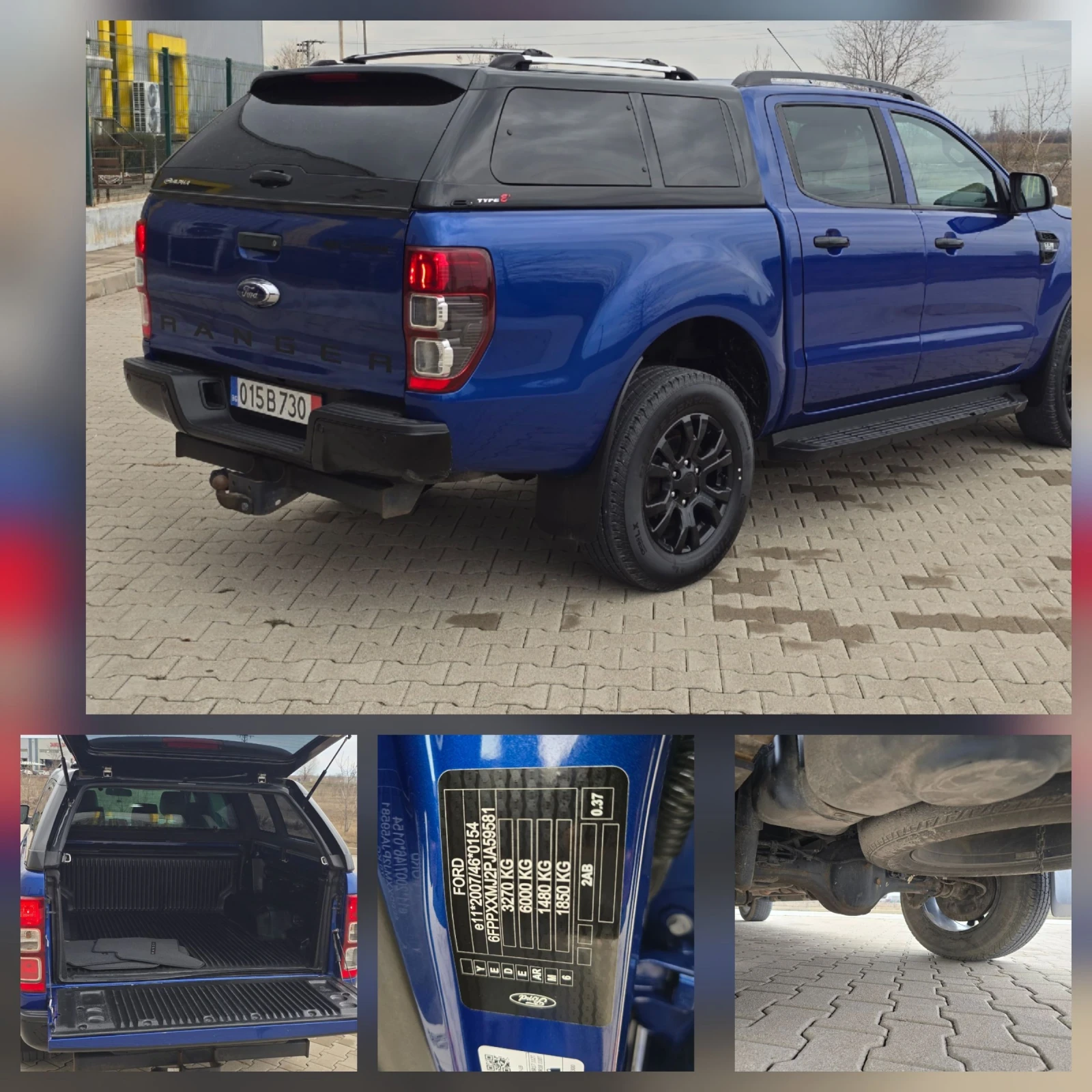 Ford Ranger 3.2/WILDTRAK/AVTOMAT/HAR-TOP/FULL, снимка 5 - Автомобили и джипове - 53904810