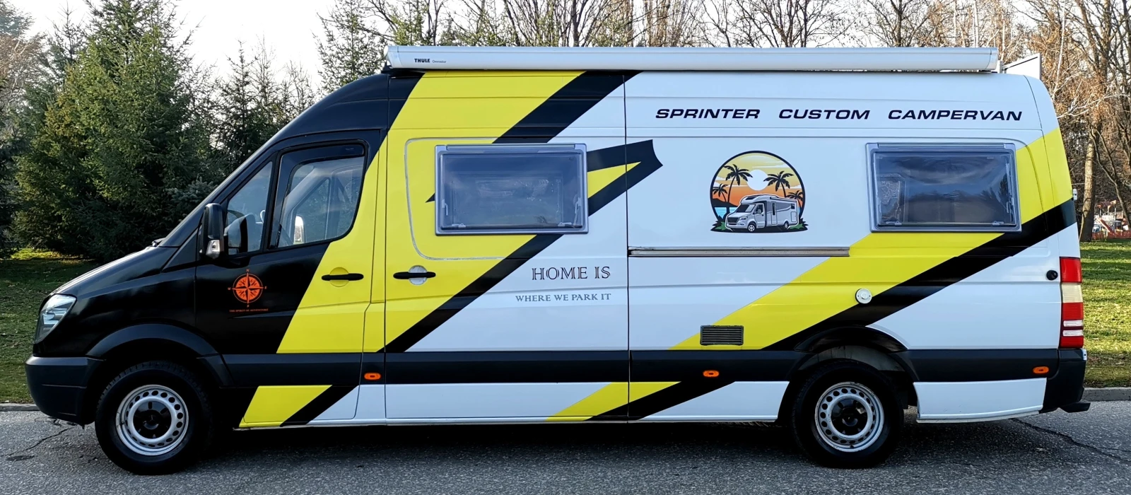 Кемпер Mercedes-Benz SPRINTER 313 CDI CUSTOM, 5 местен, снимка 2 - Каравани и кемпери - 55676284