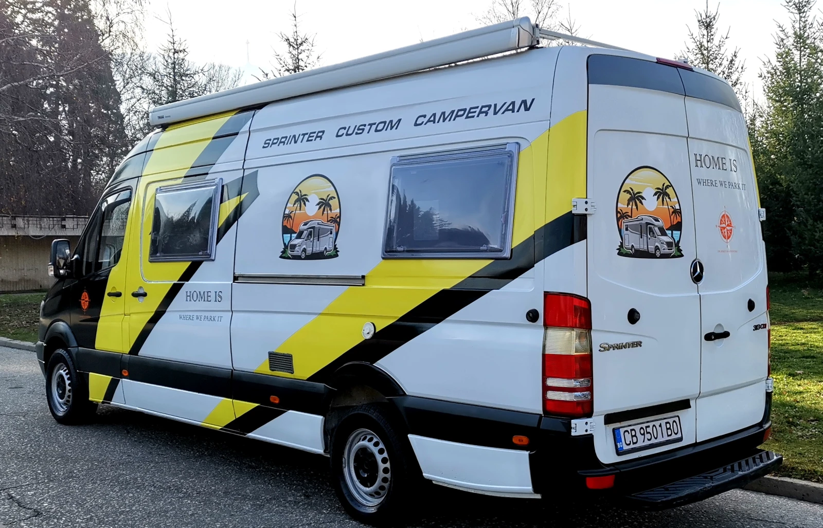 Кемпер Mercedes-Benz SPRINTER 313 CDI CUSTOM, 5 местен, снимка 3 - Каравани и кемпери - 55676284
