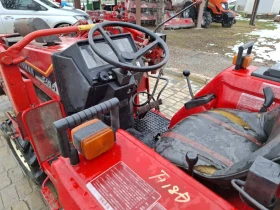 Трактор Yanmar F 18, челен товарач и фреза, снимка 3