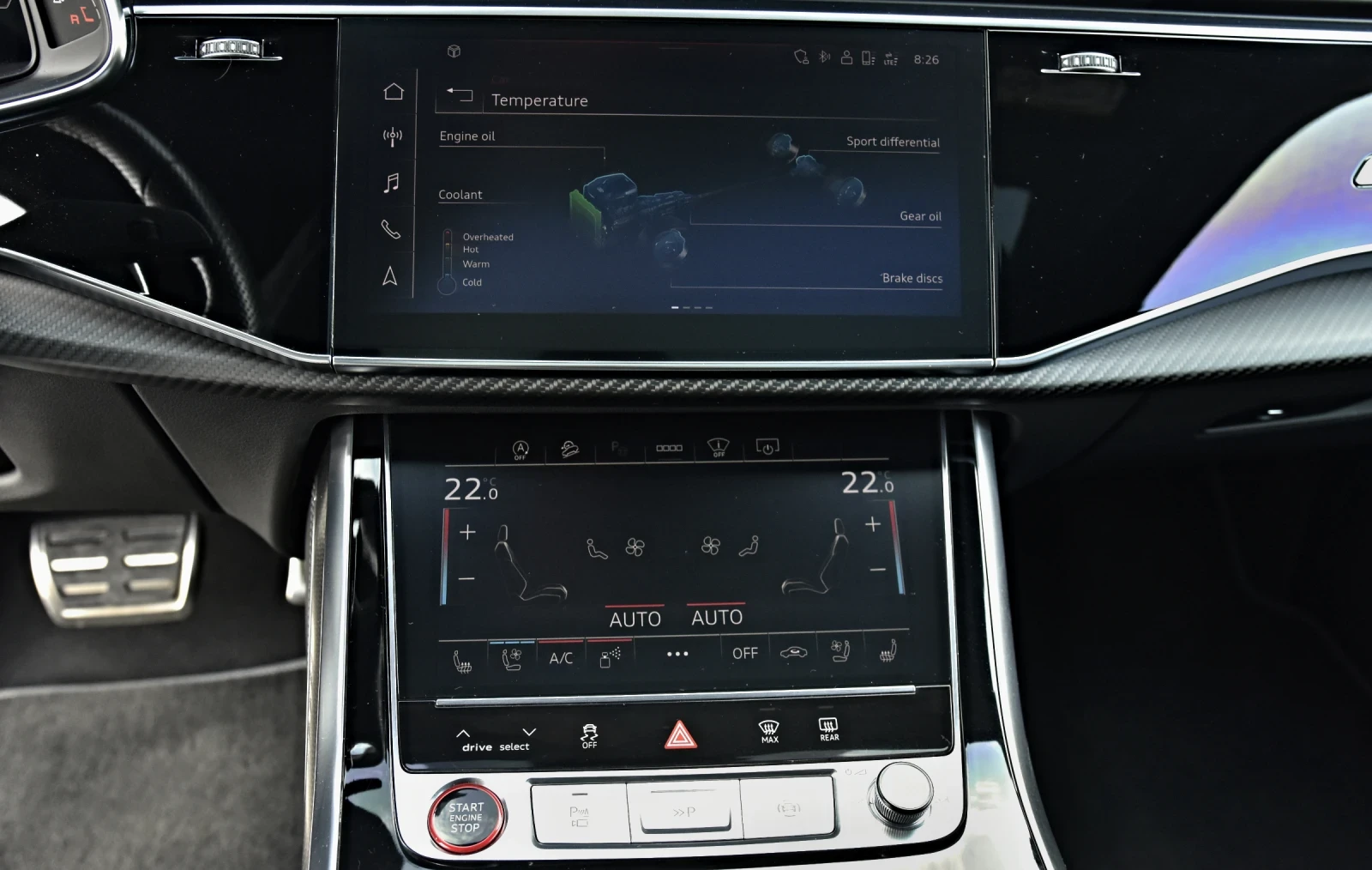 Audi RSQ8 Carbon-ceramic!B&O!Head-up!Pano!Exclusive!, снимка 13 - Автомобили и джипове - 56041779