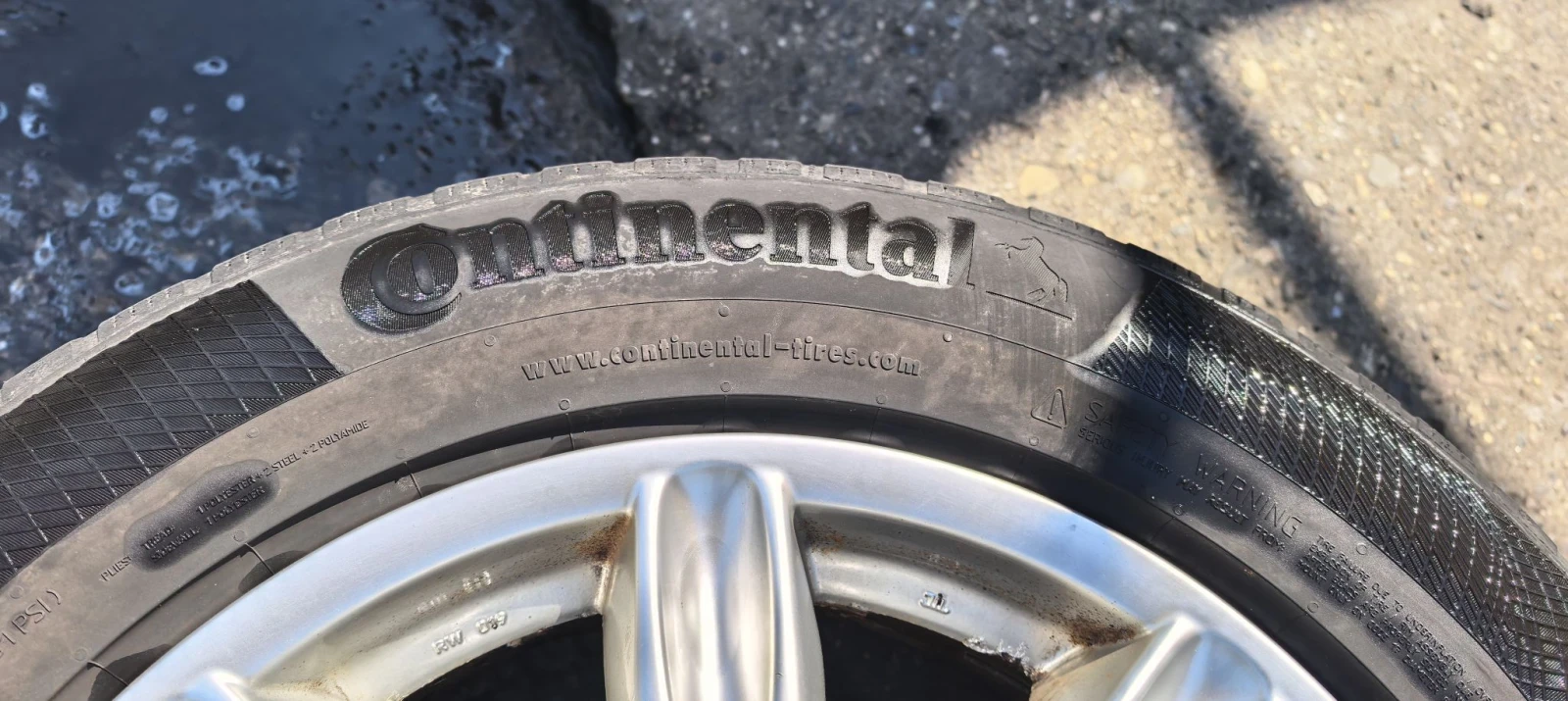 Гуми с джанти Continental 225/60R17, снимка 2 - Гуми и джанти - 55785484