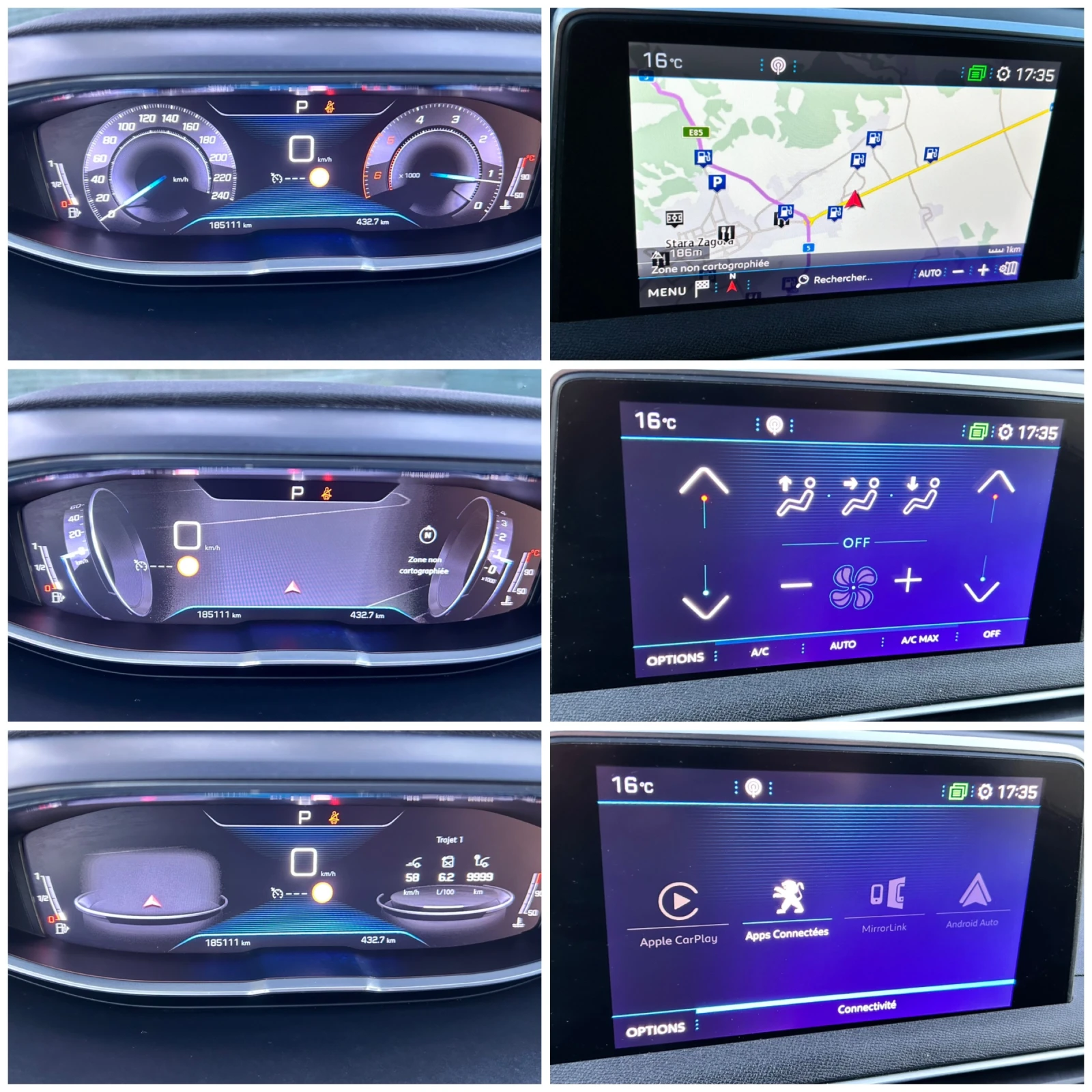 Peugeot 3008 1.6Blue HDI* AUTO* NAVI* Virtual, снимка 16 - Автомобили и джипове - 54141228