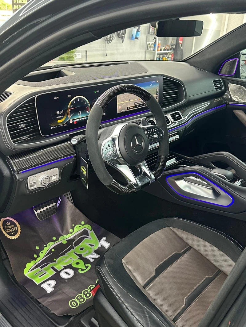 Mercedes-Benz GLE 63 S AMG НОВ* * * * 54000км* * * фул екстри* * * , снимка 12 - Автомобили и джипове - 51279256