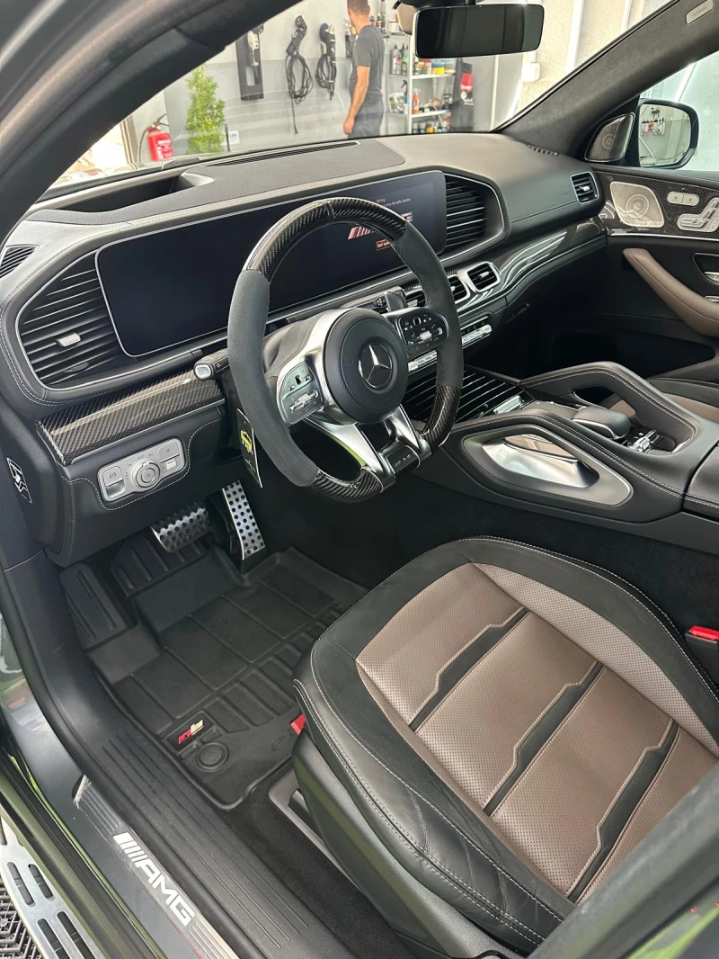 Mercedes-Benz GLE 63 S AMG НОВ* * * * 54000км* * * фул екстри* * * , снимка 9 - Автомобили и джипове - 51279256