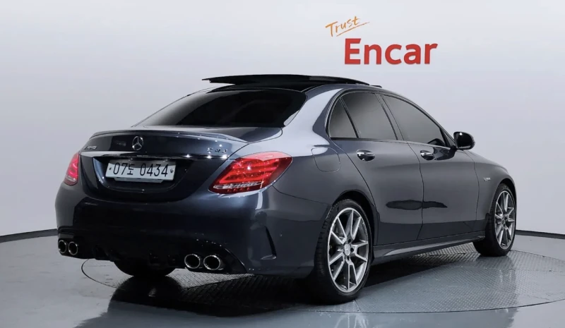 Mercedes-Benz C 450 AMG 4MATIC* BURMESTER* ХЕДЪП* ПОДГРЕВ* ОБДУХВАНЕ* 360К, снимка 2 - Автомобили и джипове - 53343143