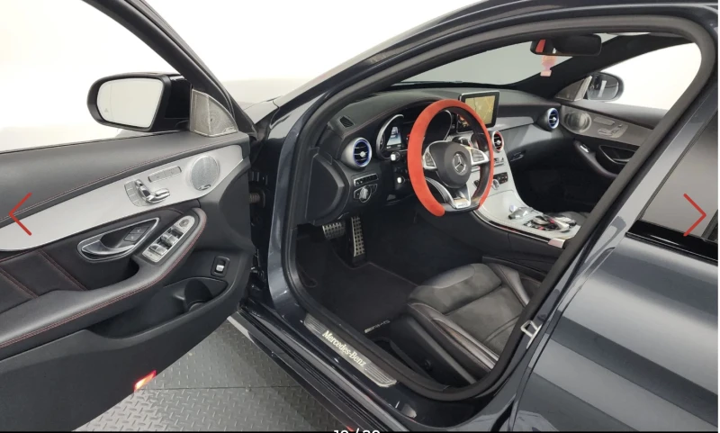Mercedes-Benz C 450 AMG 4MATIC* BURMESTER* ХЕДЪП* ПОДГРЕВ* ОБДУХВАНЕ* 360К, снимка 6 - Автомобили и джипове - 53343143
