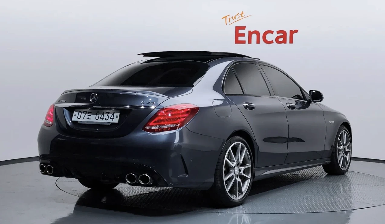 Mercedes-Benz C 450 AMG 4MATIC* BURMESTER* ХЕДЪП* ПОДГРЕВ* ОБДУХВАНЕ* 360К - изображение 2