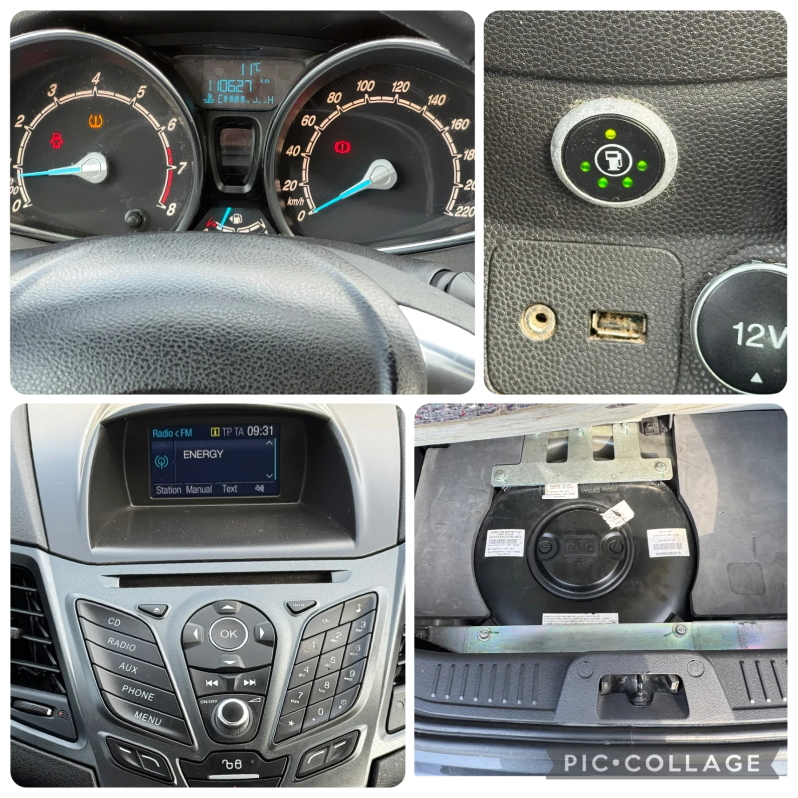 Ford Fiesta 1.4i -ГАЗОВ ИНЖЕКЦИОН !, снимка 11 - Автомобили и джипове - 53877532