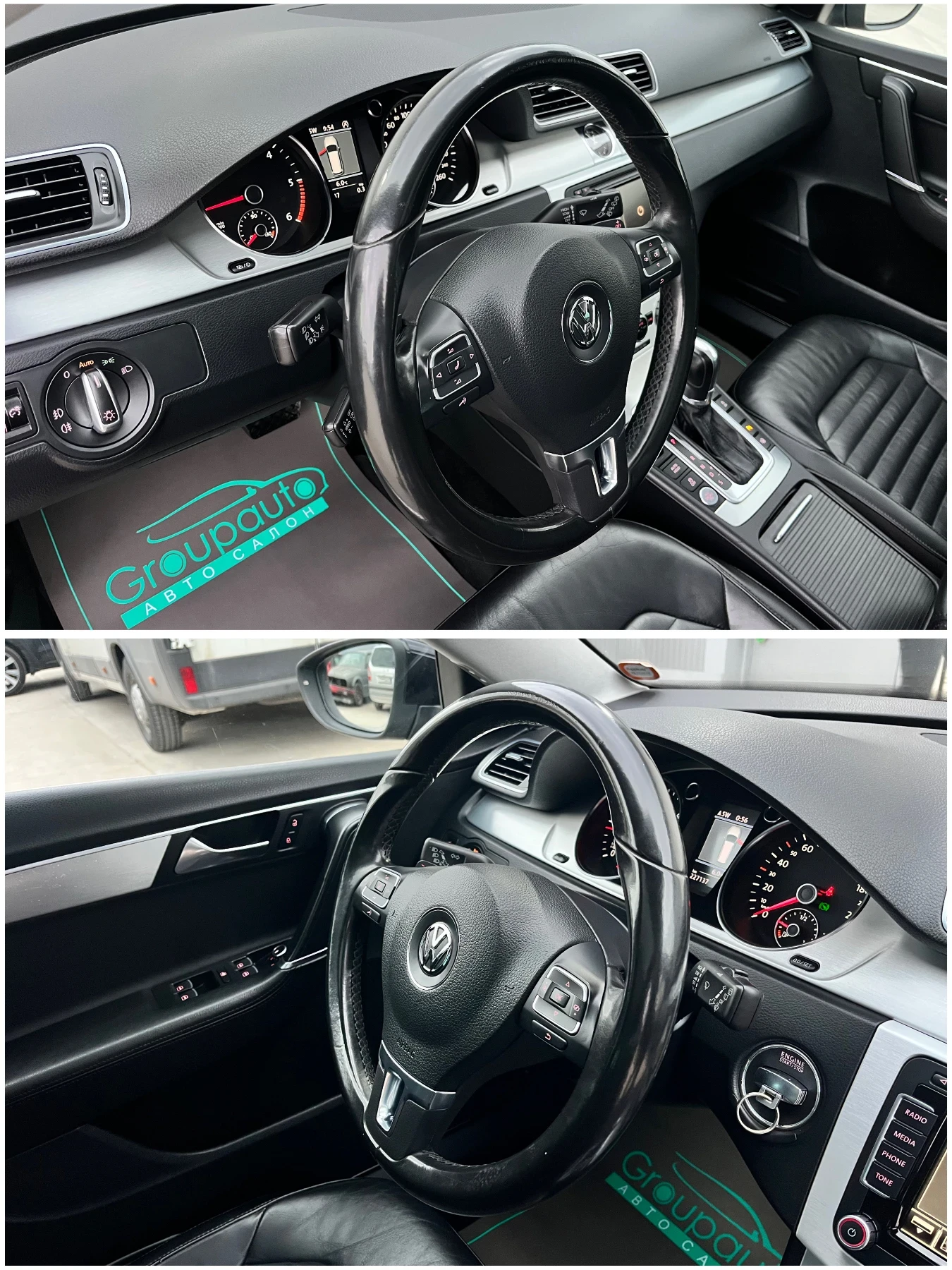 VW Passat 2, 0TDI-170k.c/KEYLESS/NAVI/ПАНОРАМА/КОЖА/ПОДГРЕВ!, снимка 8 - Автомобили и джипове - 53934585