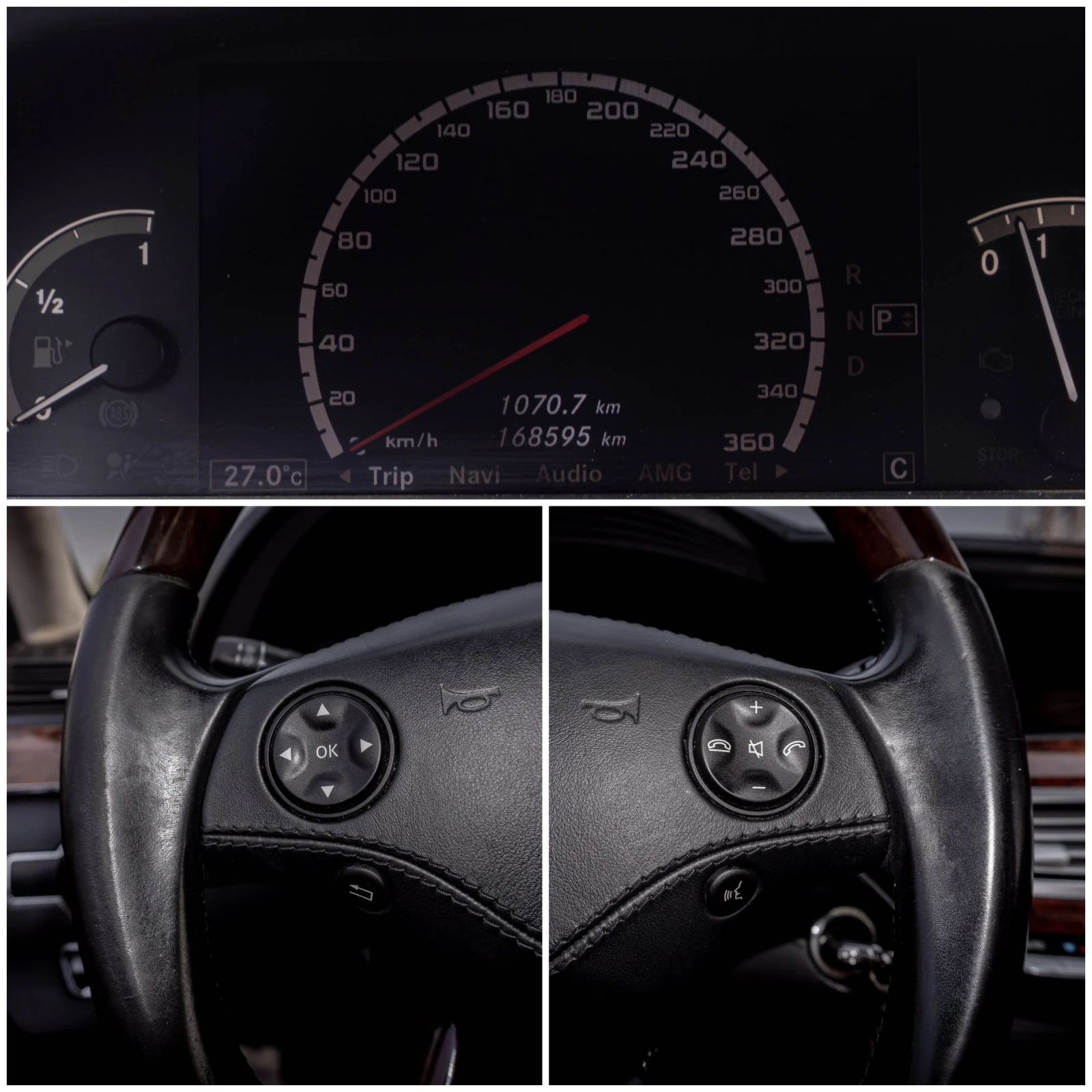 Mercedes-Benz S 600 V12-517hp-РЕГИСТРИРАНА!, снимка 13 - Автомобили и джипове - 55735776
