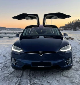 Tesla Model X 100D LR AWD/6места/Premium/Carbon/, снимка 1