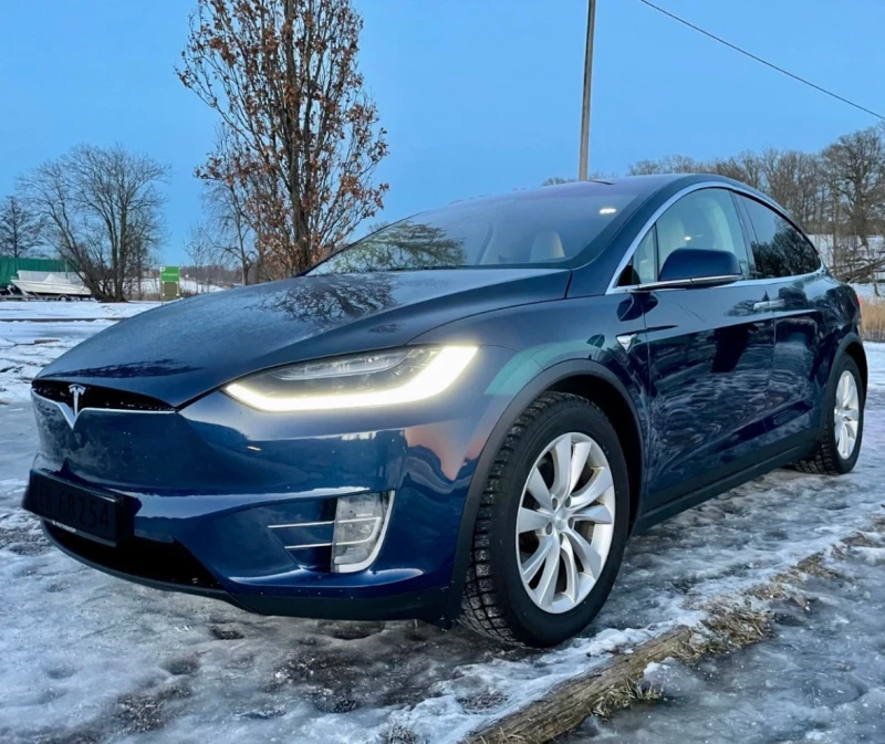 Tesla Model X 100D LR AWD/6места/Premium/Carbon/, снимка 2 - Автомобили и джипове - 49381265