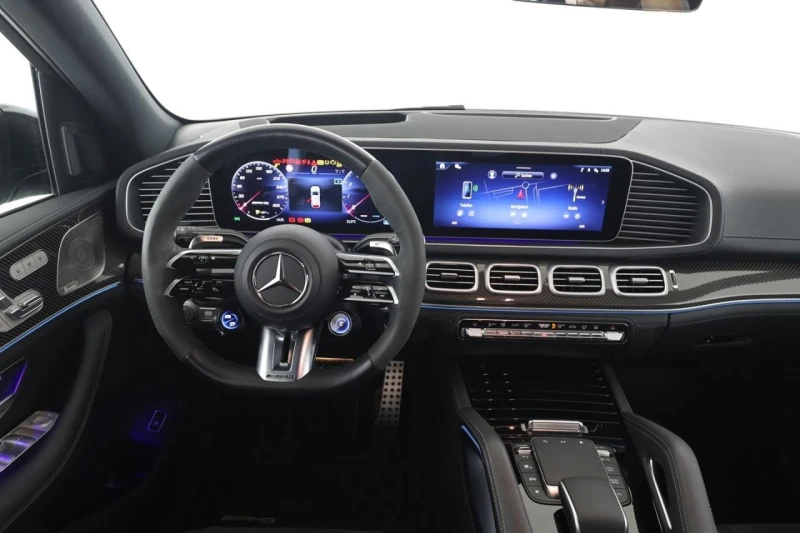 Mercedes-Benz GLE 63 S AMG 4-MATIC PANORAMA CARBON NIGHT BURMESTER 360, снимка 8 - Автомобили и джипове - 52239111