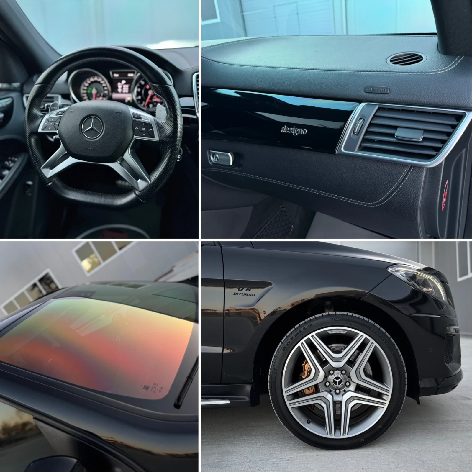 Mercedes-Benz ML 63 AMG DESIGNO / 3xTV / MEMORY / WEBASTO / 21z / FULL - изображение 10