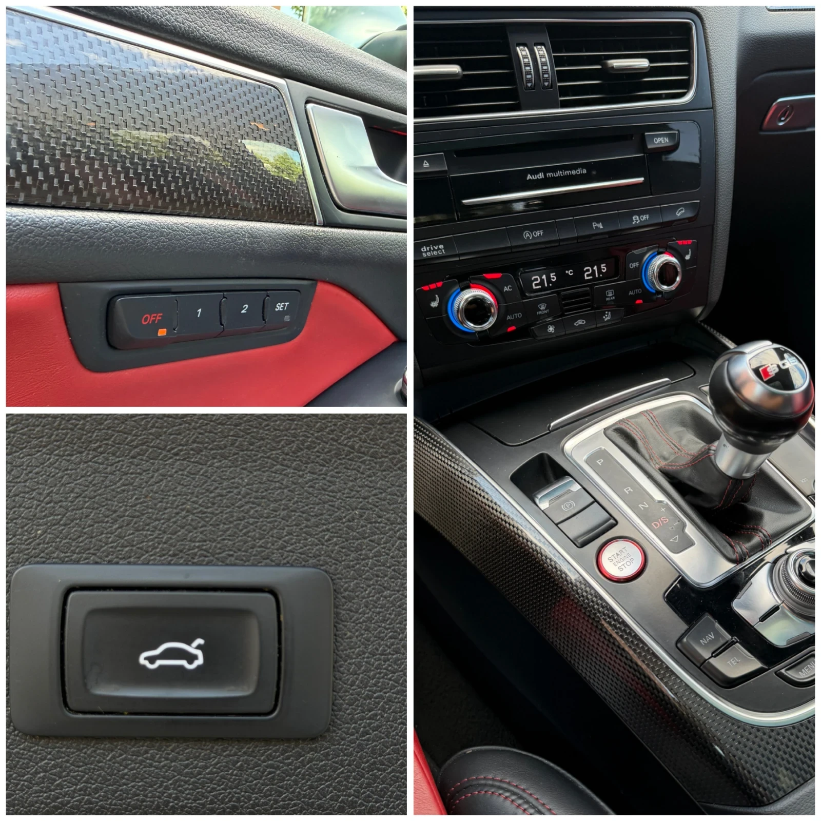 Audi SQ5 3.0BITDI/B&O/Дистроник/Carbon/Keyless, снимка 15 - Автомобили и джипове - 55411352