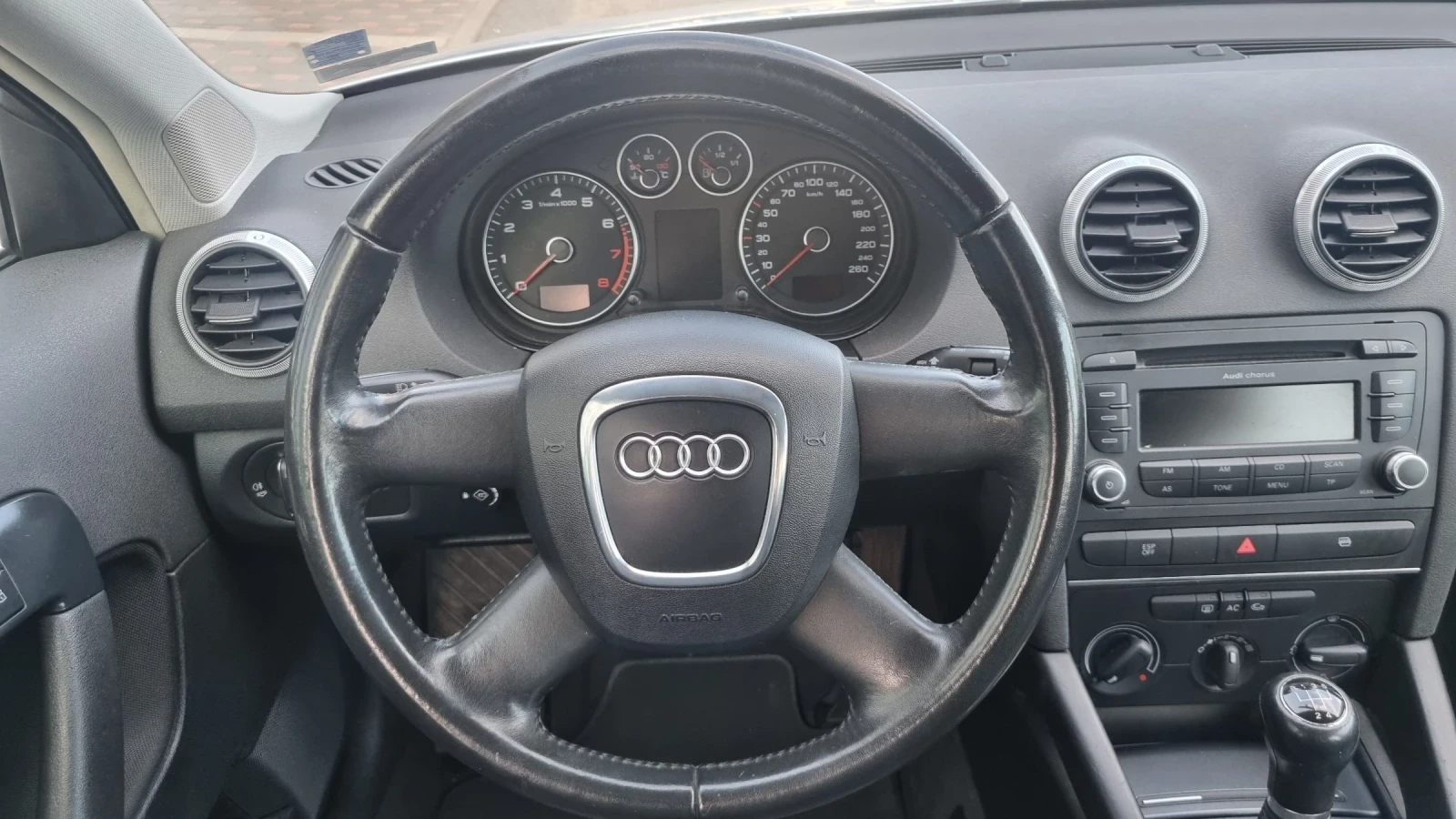 Audi A3 1.6 102к.с. Фейслифт- Газ- Бензин, снимка 10 - Автомобили и джипове - 54767956