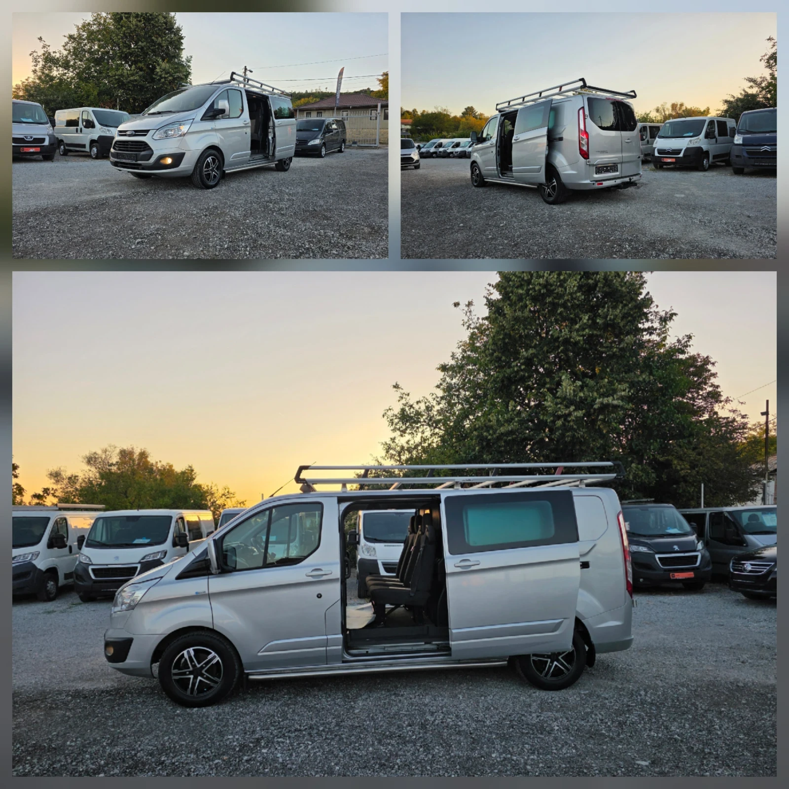 Ford Transit Custom 2.2tdci 5+ 1 Дълга база, снимка 9 - Бусове и автобуси - 55982040