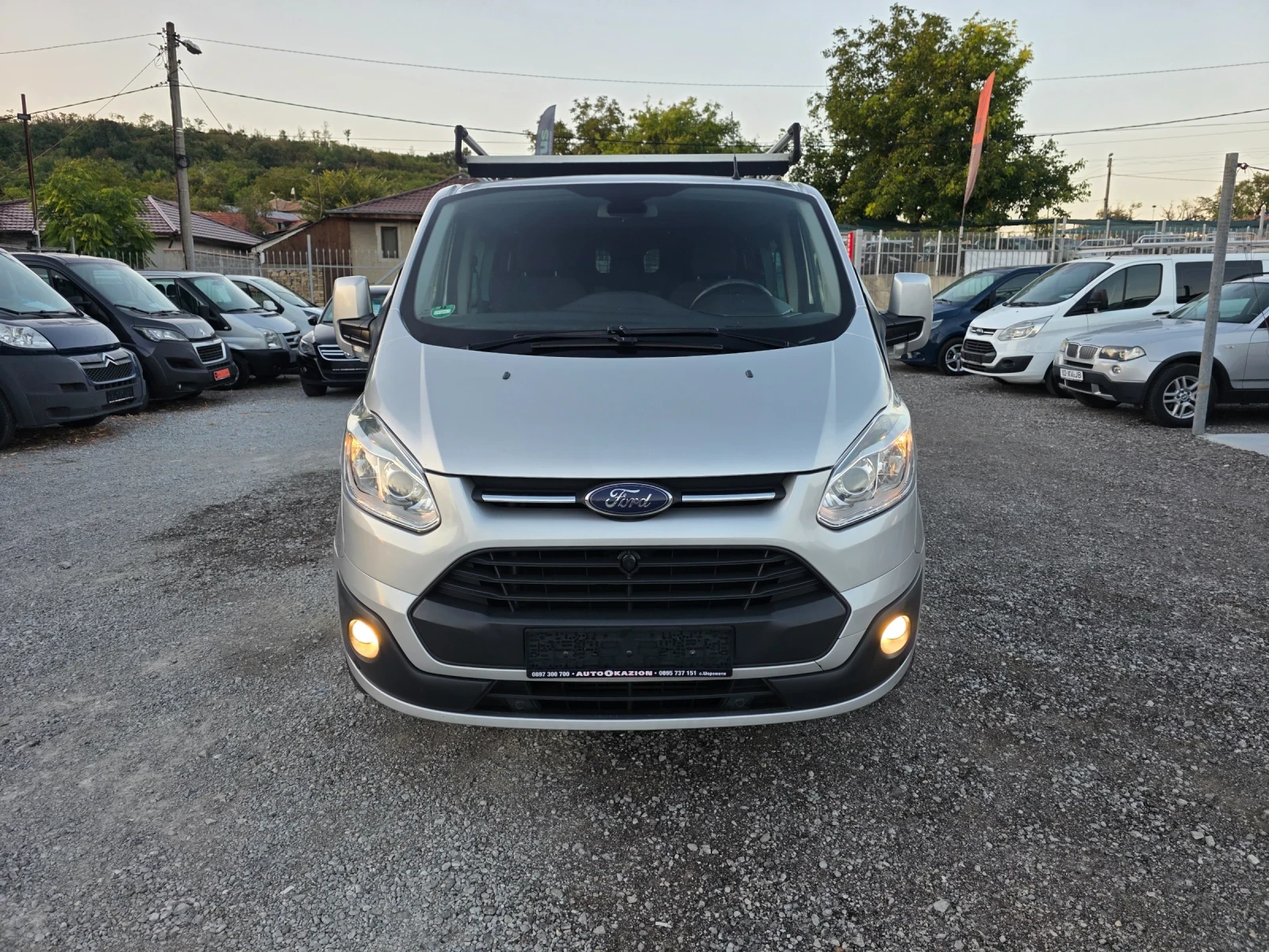 Ford Transit Custom 2.2tdci 5+ 1 Дълга база, снимка 2 - Бусове и автобуси - 55982040