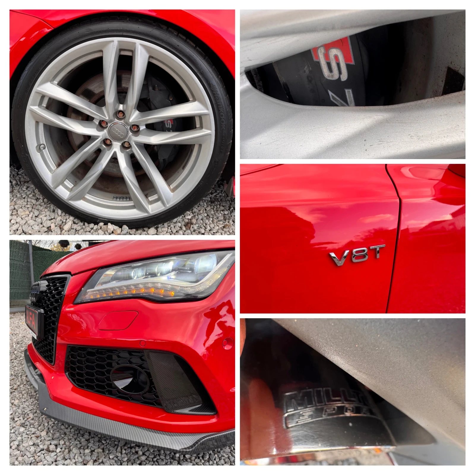 Audi S7 4.0T/RS7 TUNING/MILLTEK-ГЕНЕРАЦИЯ/TV/ПОРЪЧКОВА/// - изображение 10