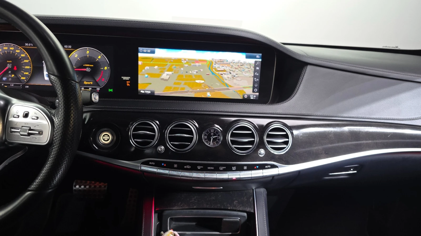 Mercedes-Benz S 350 * МАСАЖИ* ДИСТРОНИК* 360 КАМЕРА* ВАКУМ* ОБДУХВАНЕ*, снимка 13 - Автомобили и джипове - 55283090