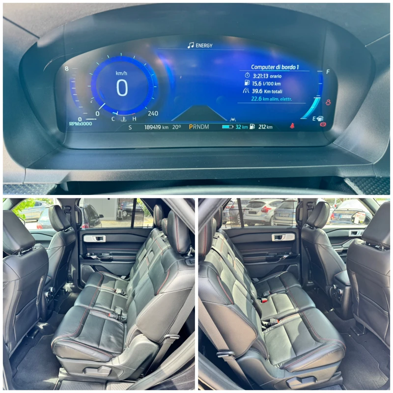 Ford Explorer 3.0PHEV 457к.с ST-line 10ск.7м.ЕВРОПЕЙСКИ, снимка 9 - Автомобили и джипове - 51693377