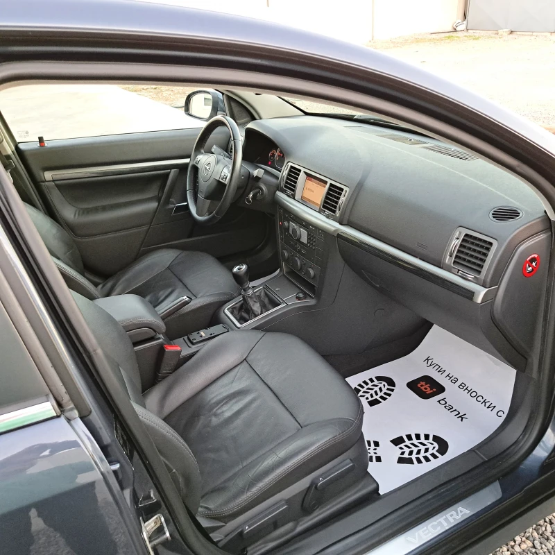 Opel Vectra 2.2i* 155Hp* КОЖЕН САЛОН* ПОДГРЕВ* НАВИ, снимка 9 - Автомобили и джипове - 47715319