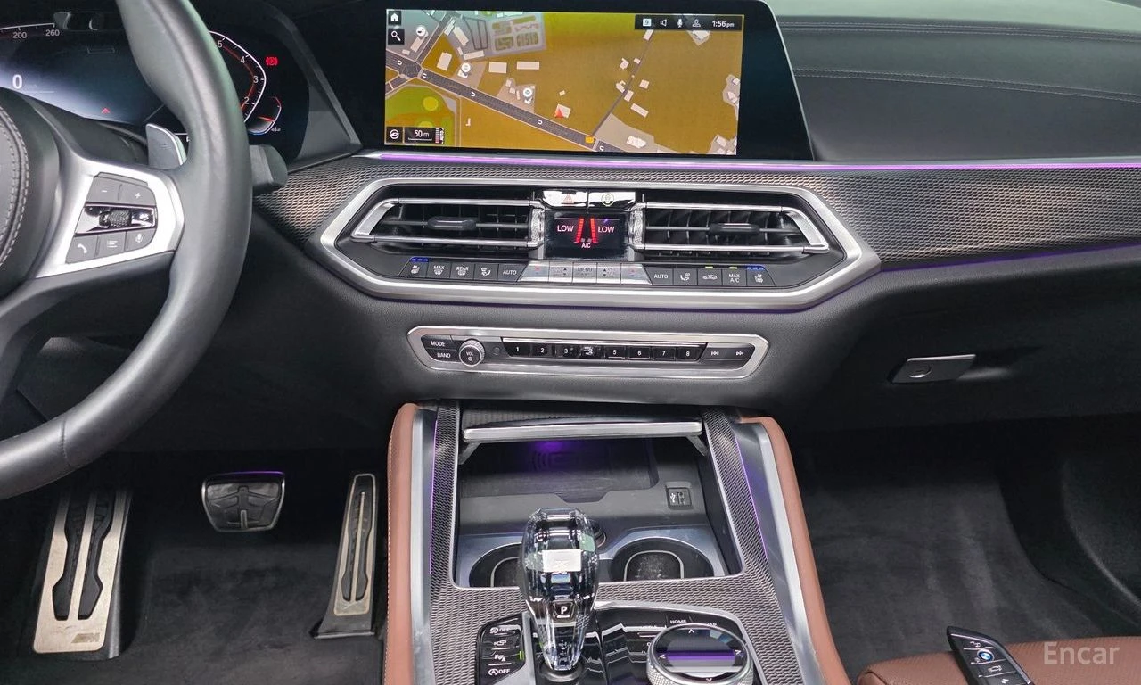 BMW X6 40i* M* SPORT* LASER* ОБДУХВАНЕ* ДИСТРОНИК* 360КАМ, снимка 9 - Автомобили и джипове - 55576033