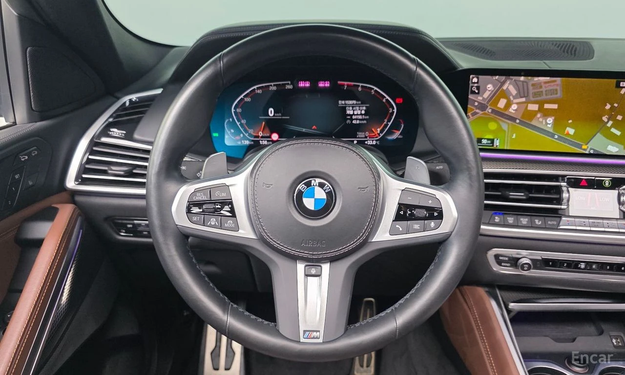 BMW X6 40i* M* SPORT* LASER* ОБДУХВАНЕ* ДИСТРОНИК* 360КАМ, снимка 8 - Автомобили и джипове - 55576033