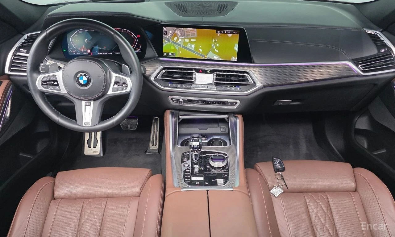BMW X6 40i* M* SPORT* LASER* ОБДУХВАНЕ* ДИСТРОНИК* 360КАМ, снимка 7 - Автомобили и джипове - 55576033