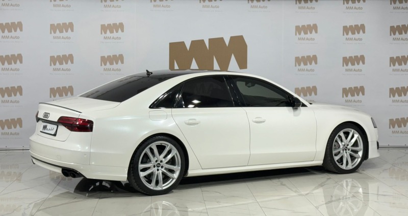 Audi S8 plus quattro фолио бяла перла, снимка 2 - Автомобили и джипове - 46273789
