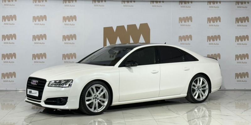 Audi S8 plus quattro фолио бяла перла, снимка 1 - Автомобили и джипове - 46273789